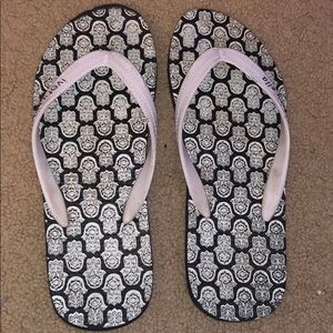 ivory ella flip flops